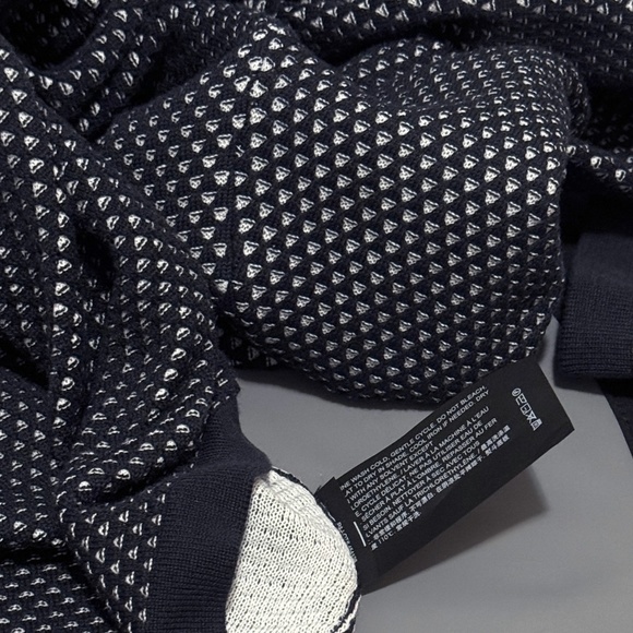 Theory Riland St Crew Sweater - Eclipse/Ivory - Picture 5 of 5